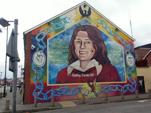 NI Bobby Sands Wall Mural