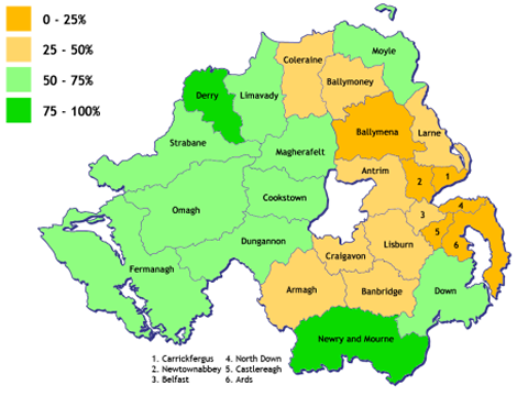 Map of NI - for blog post - Is Truth As Objective as We Think