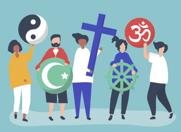 Religions illustration